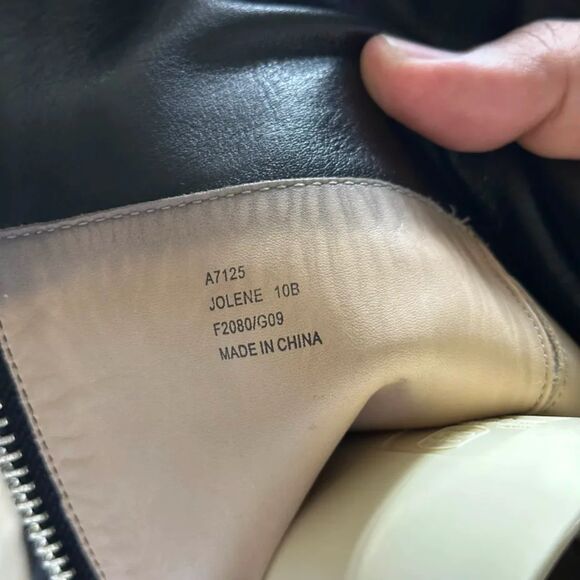 Vintage Coach Jolene Engineer Biker Calf Boots Size 10B - Picture 6 of 6